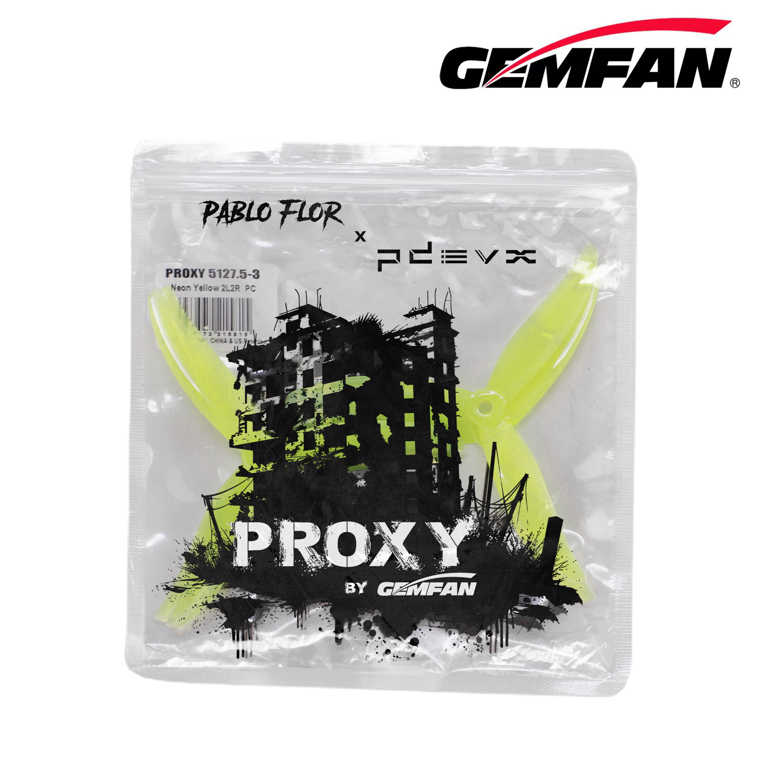 6-Paar-GEMFAN-51275-PROXY-51x275-51-Zoll-Freestyle-Propeller-PC-Props-fuumlr-RC-FPV-Racing-Drohnen-2018814-2